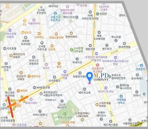 18 Dosan-daero 26-gil, 5° piano, Gangnam-gu, Seoul