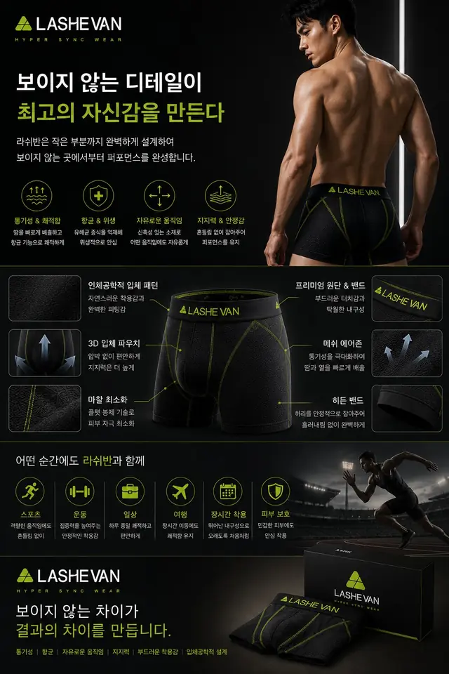라쉬반 골프 캠페인 "HYPER SYNC WEAR" — 26종