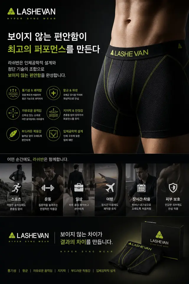 라쉬반 골프 캠페인 "HYPER SYNC WEAR" — 26종