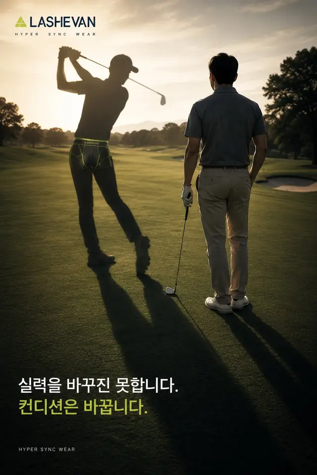 라쉬반 골프 캠페인 "HYPER SYNC WEAR" — 26종