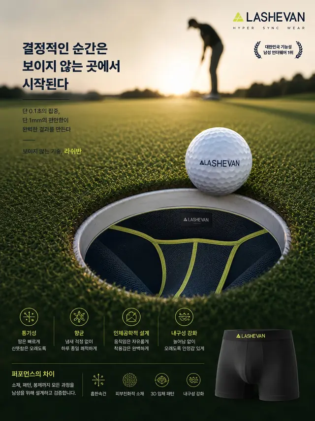 라쉬반 골프 캠페인 "HYPER SYNC WEAR" — 26종