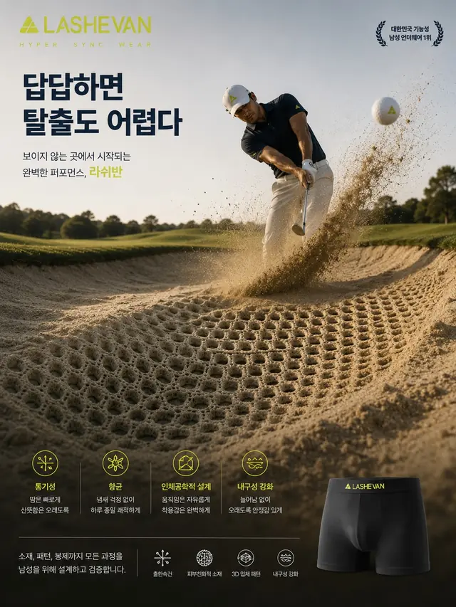 라쉬반 골프 캠페인 "HYPER SYNC WEAR" — 26종